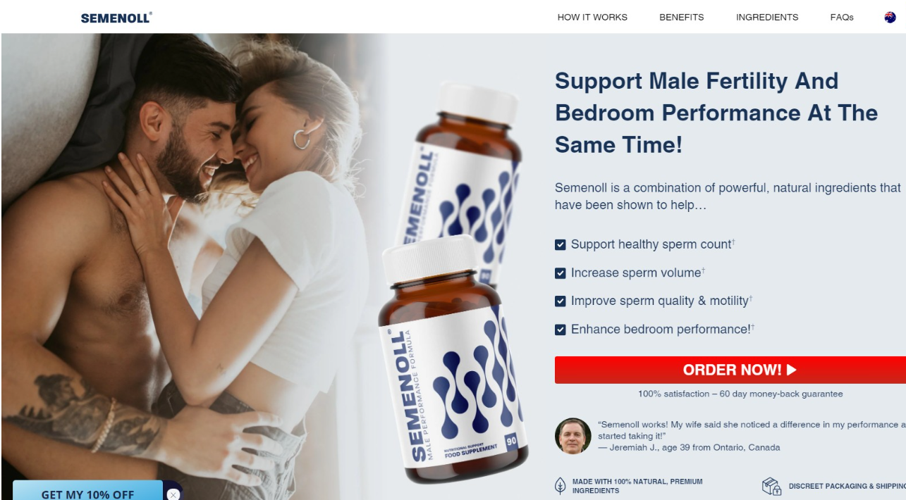 AUSTRALIA Semenoll Male Performance reviews