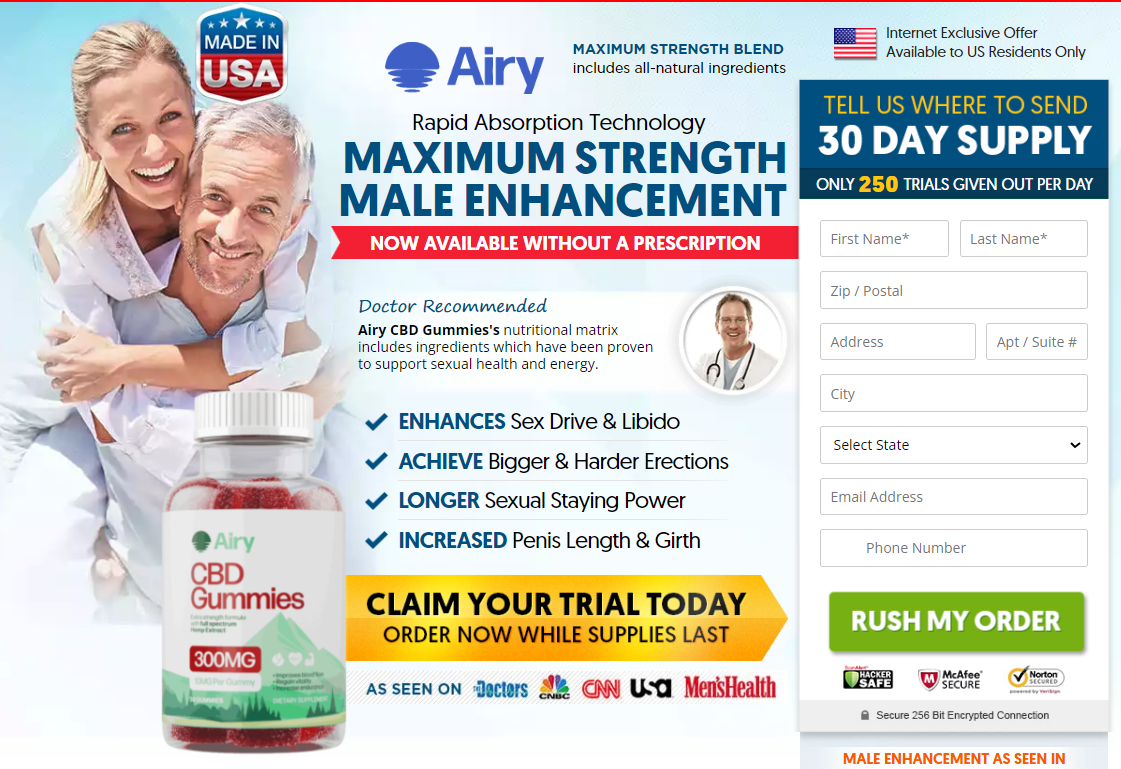 Airy Male Enhancement Gummies Reviews