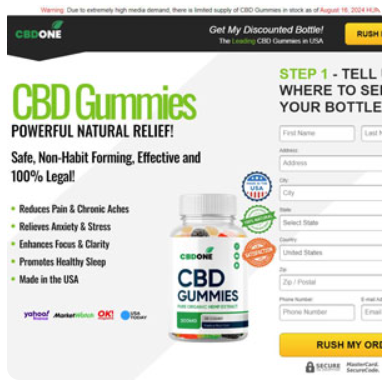 CBD One Gummies Reviews