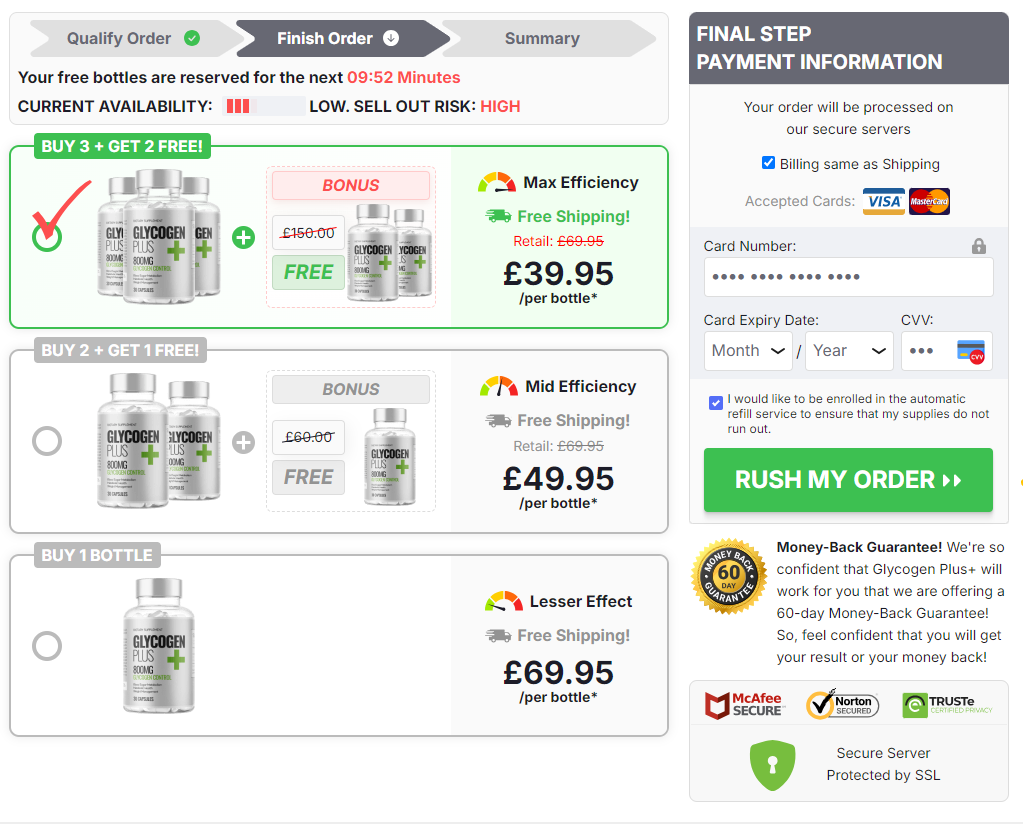 Glycogen Plus UK(Dragons Den) price