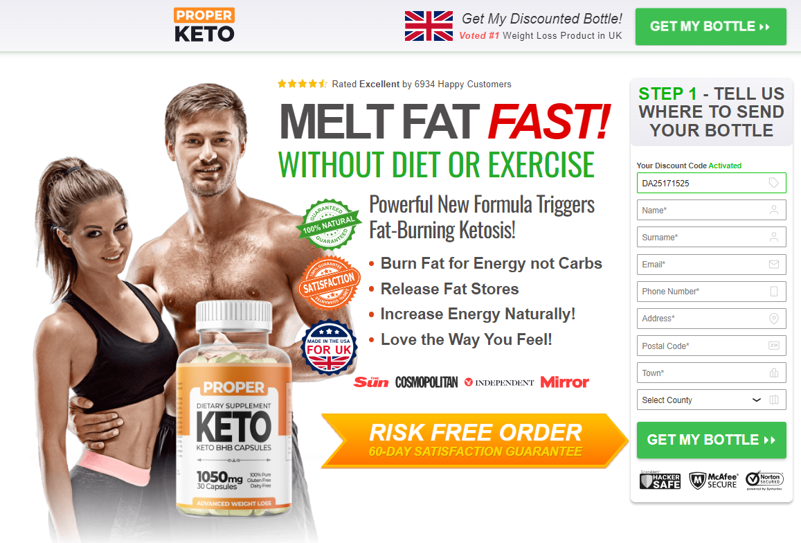 Proper Keto Capsules Dragons Den