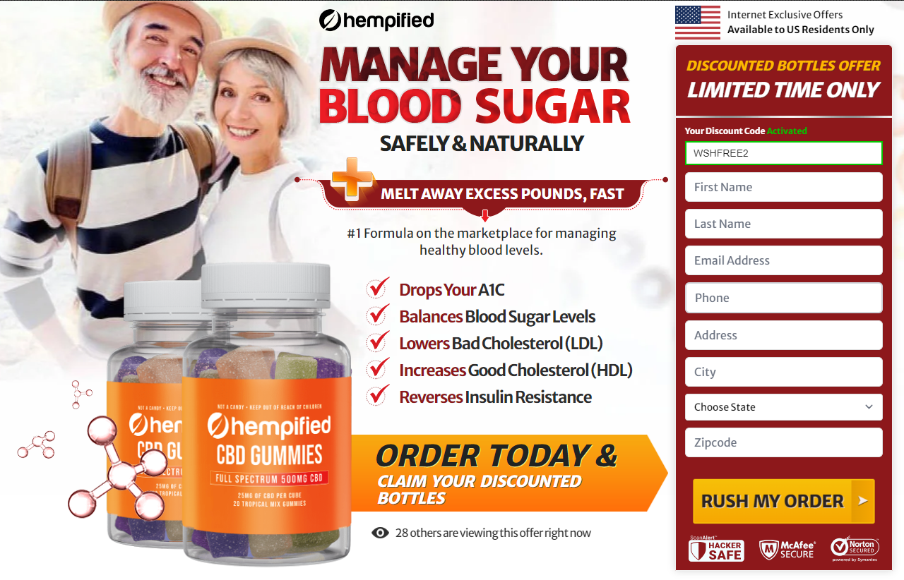 Hempified CBD Blood Sugar Gummies Reviews