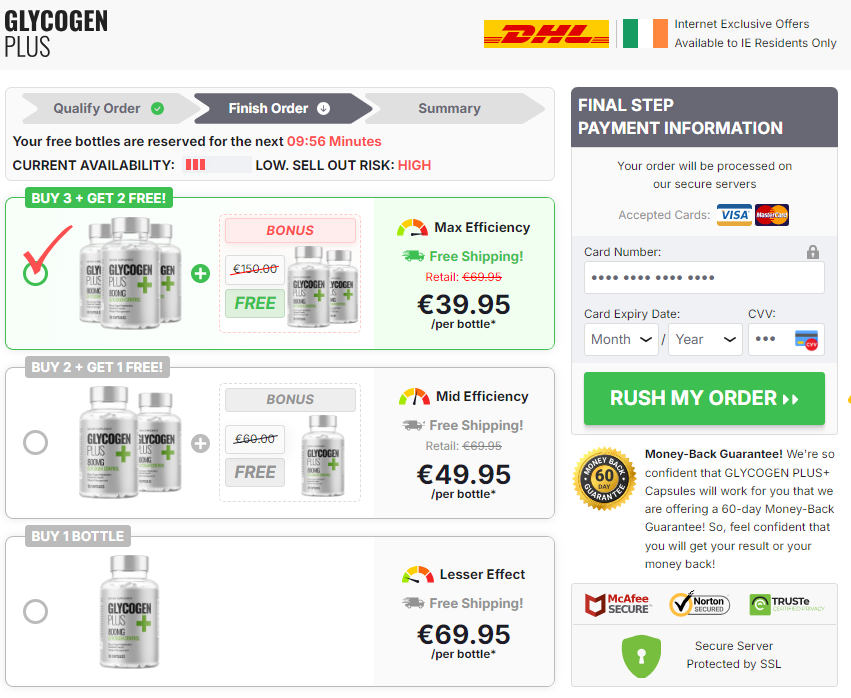 Glycogen Plus Ireland Price