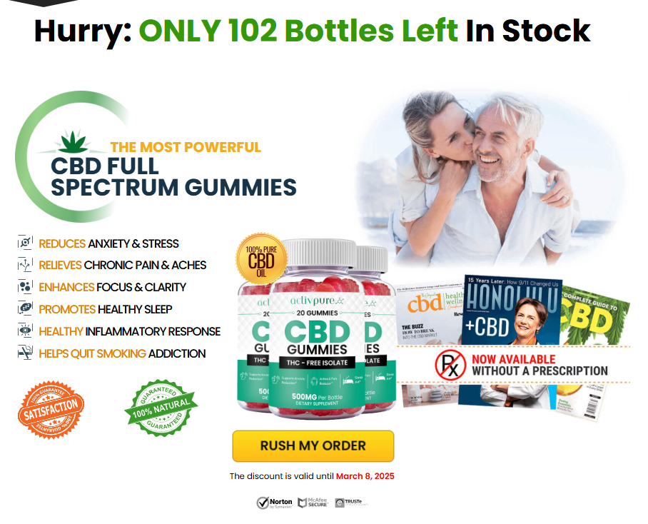 Activpure CBD Gummies Reviews