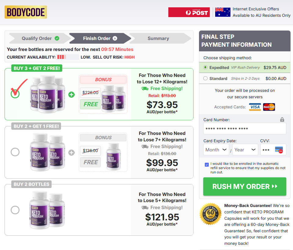BodyCode KETO Australia price