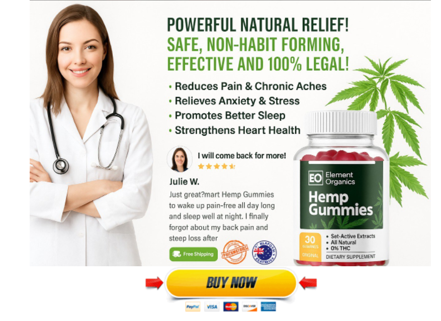 Element Organics Hemp Gummies Australia