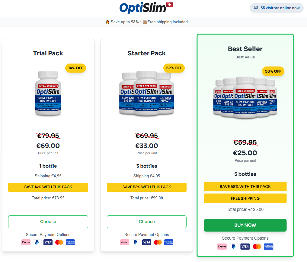 OptiSlim Capsules Price