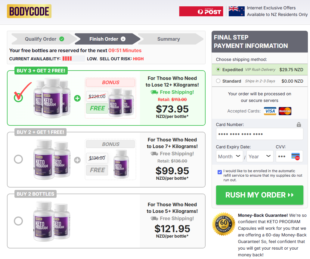 BodyCode KETO New Zealan where to buy