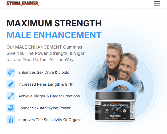 Storm Hammer Male enhancement  Gummies Canada
