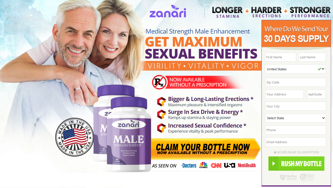 Zanari Male Enhancement Gummies
