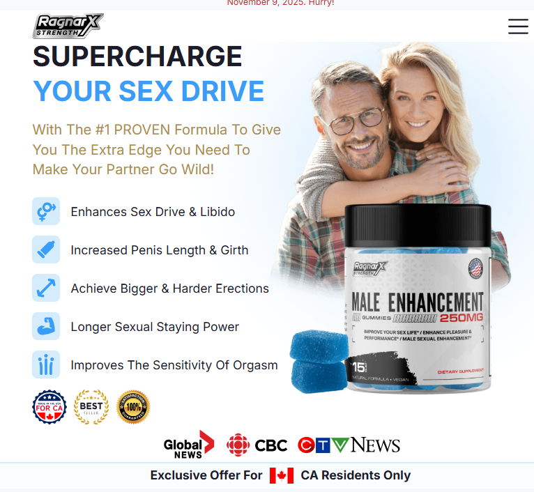 RagnarX ME Gummies CA