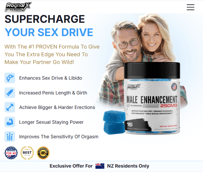 RagnarX Male Enhancement Gummies NZ