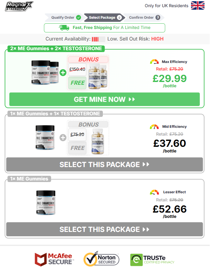 RagnarX ME Gummies UK price