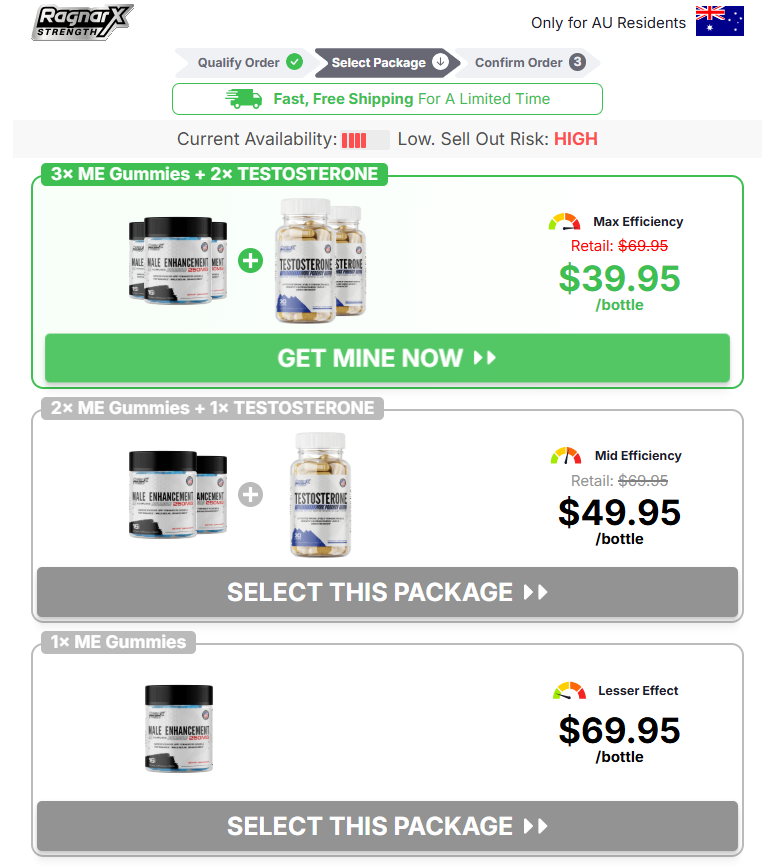RagnarX ME Gummies Australia price reviews
