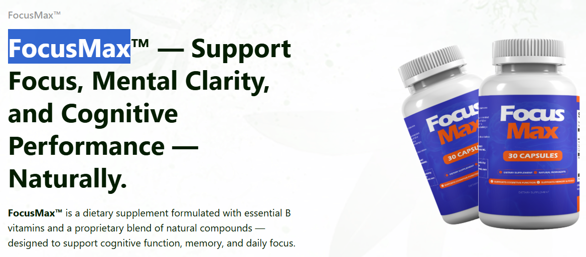 Tableta Focusmax FocusMax Capsules Reviews: Discounted Price, Epic Pros, $49