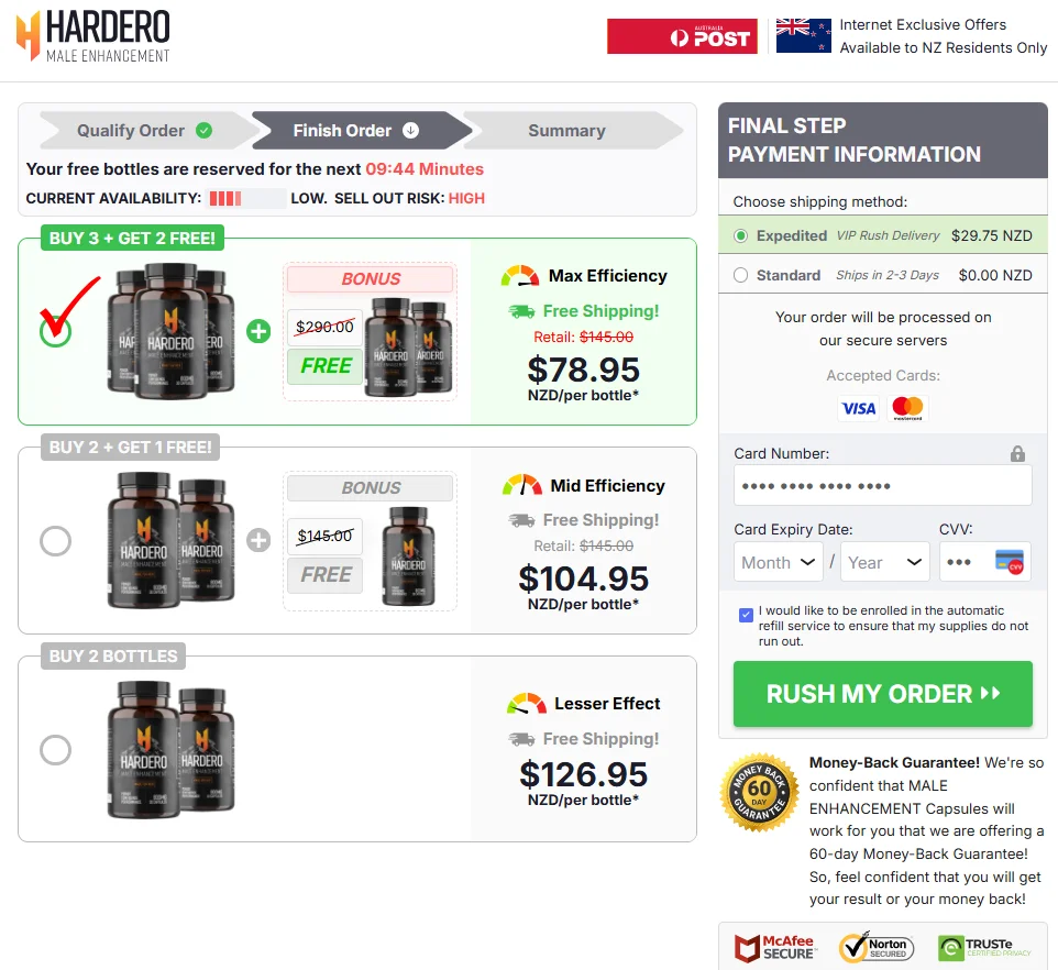 Hardero Capsules NZ